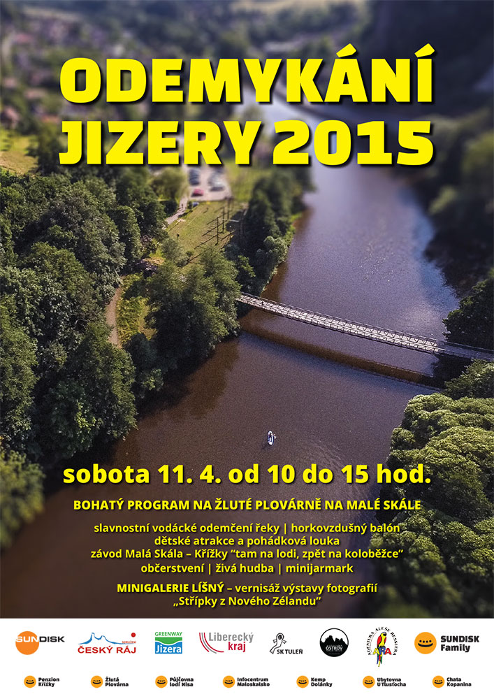 Vodácká akce pro rodiny s dětmi Odemykání Jizery